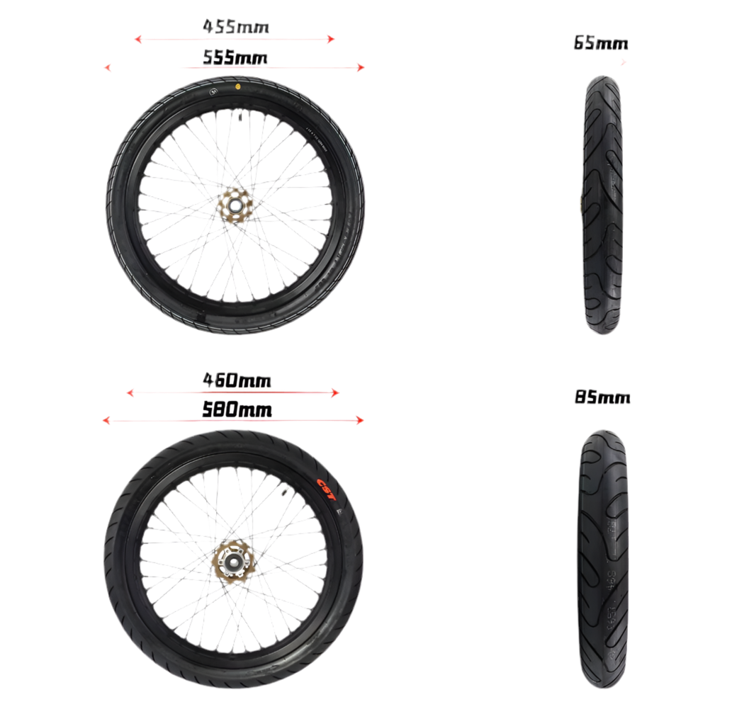 Surron/Talaria/79Bike Supermoto Wheelset