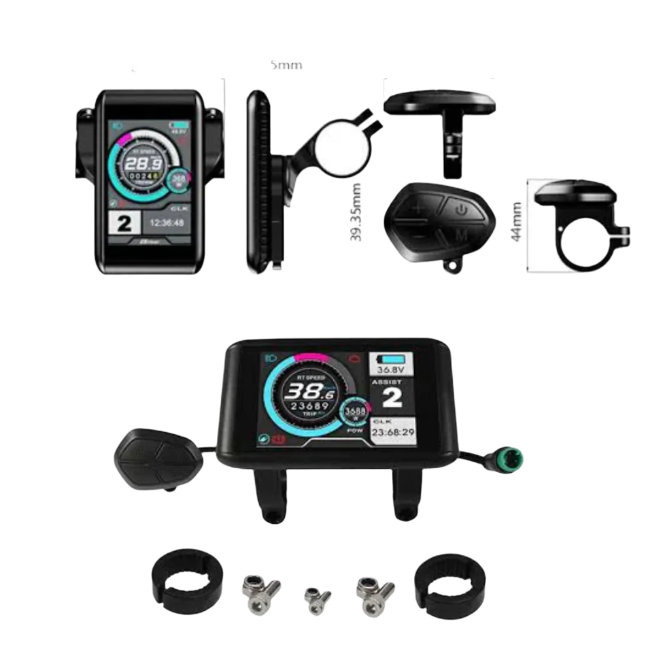 5000W 60V - 72V Rear Hub E-Bike Conversion Kit